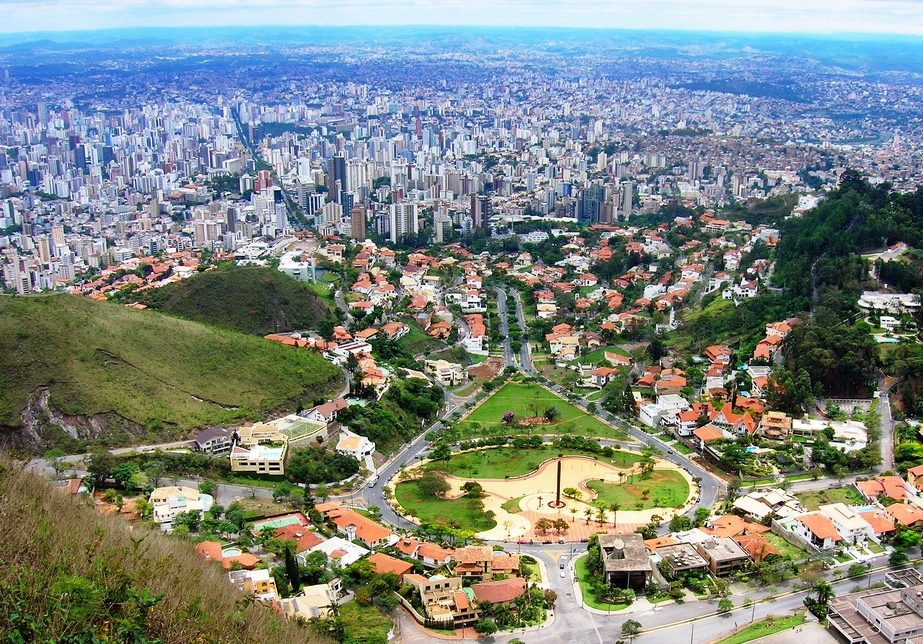 Praça do Papa Vista de Cima em Belo Horizonte