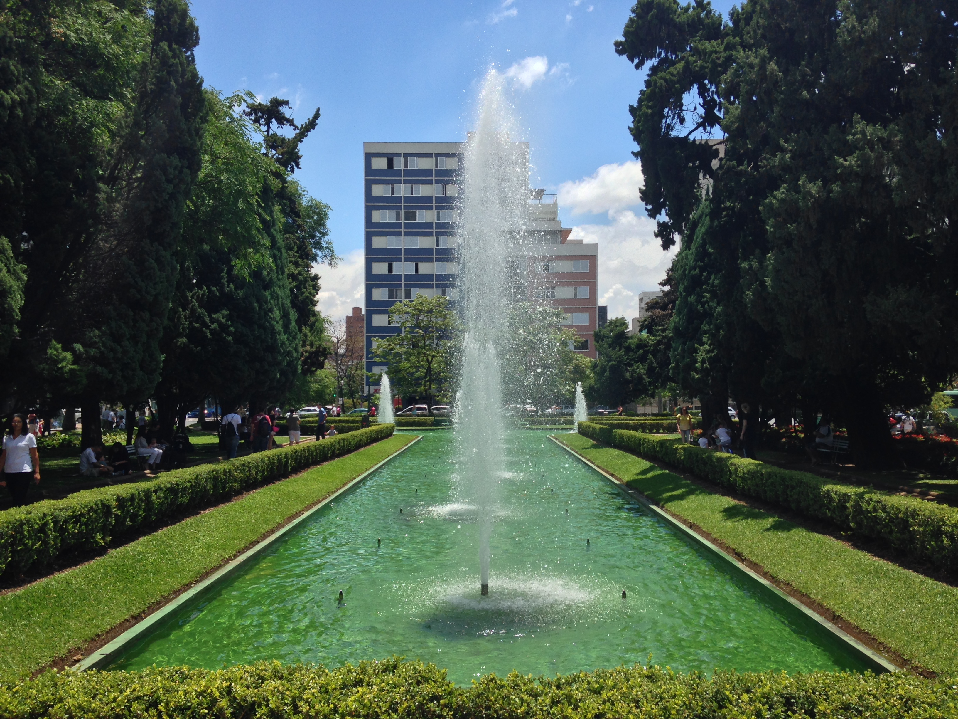 Vista Fonte Principal Praça da Liberdade Belo Horizonte